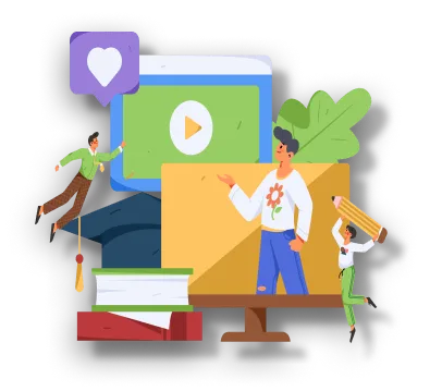 Students learning at The JB School